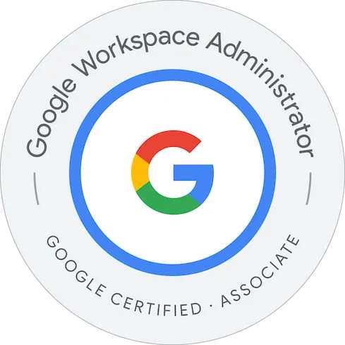 Zertifikats-Badge: Google Certified Associate – Google Workspace Administrator