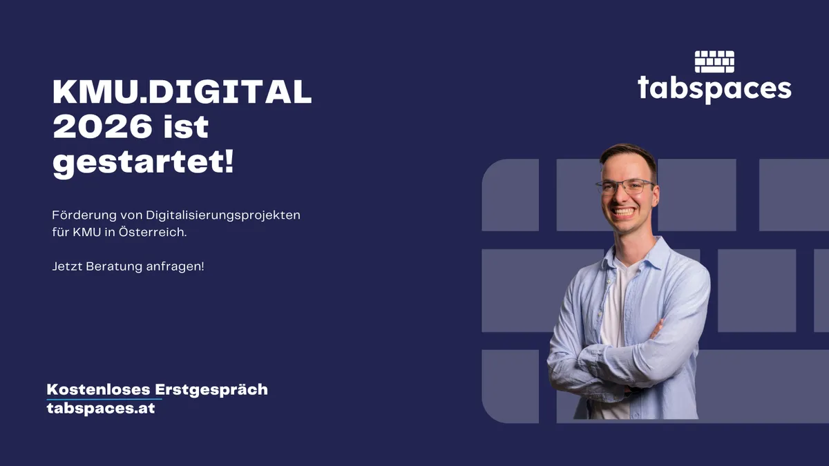 KMU.DIGITAL Förderung 2026: Jetzt Digitalisierung fördern lassen